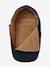 Footmuff for Pushchair in Water-Repellent Fabric Black+Dark Blue - vertbaudet enfant 