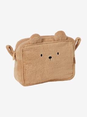 Bear Toiletry Bag in Terry Cloth  - vertbaudet enfant
