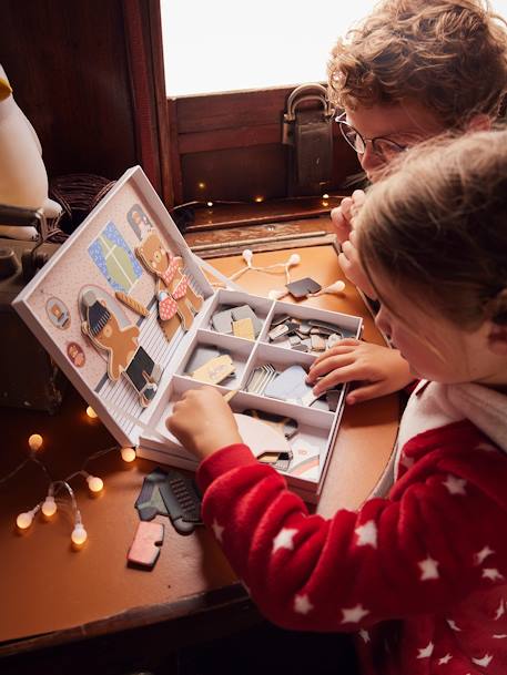 Magnetic Teddy Bears to Dress Up - Wood FSC® Certified Multi - vertbaudet enfant 