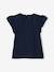 T-shirt fille détails en broderie anglaise BLANC+bleu marine+VERT PALE - vertbaudet enfant 
