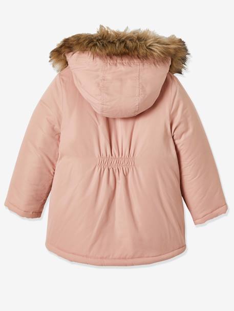 3-in-1 Hooded Parka, Jacket with Recycled Polyester Padding, for Girls -  dark pink, Girls