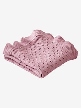 Bedding & Decor-Openwork Throw for Babies, Sweet Provence