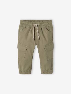 Baby-Trousers & Jeans-Cargo-type Trousers, for Boys