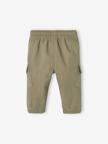 Pantalon bébé battle cappuccino+kaki - vertbaudet enfant 