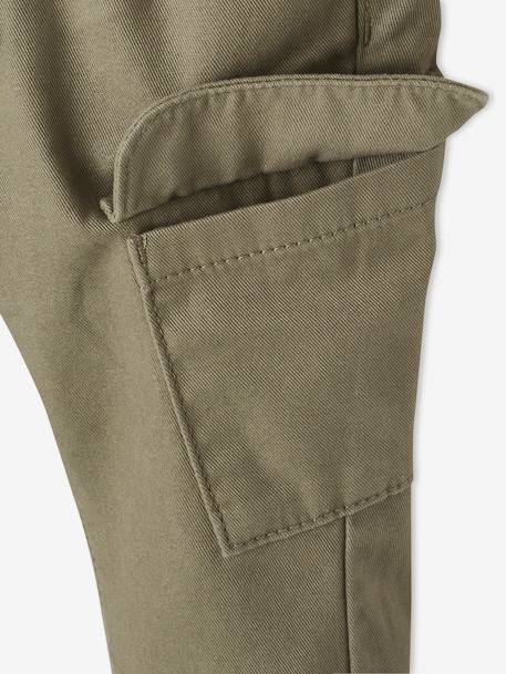 Pantalon bébé battle cappuccino+kaki - vertbaudet enfant 