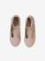 T-Strap Ballet Pumps for Girls Light Pink+White - vertbaudet enfant 