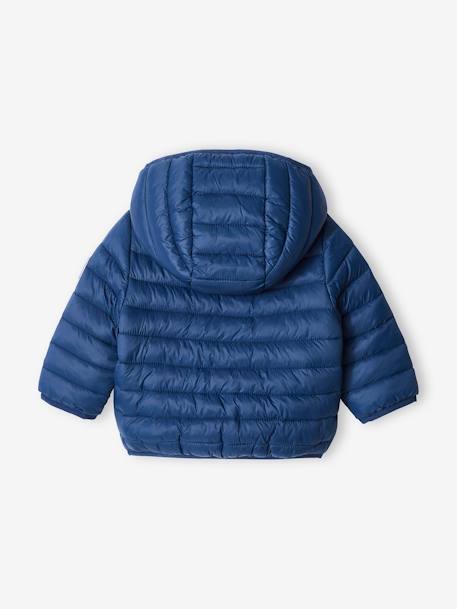 Veronderstellen Generator Agnes Gray Lightweight Padded Jacket with Hood for Babies - blue dark solid, Baby