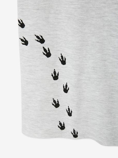 Jurassic World® T-Shirt for Boys GREY MEDIUM SOLID WITH DESIGN - vertbaudet enfant 