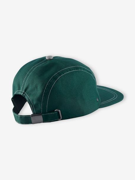 Cap for Boys - green dark solid design, Boys