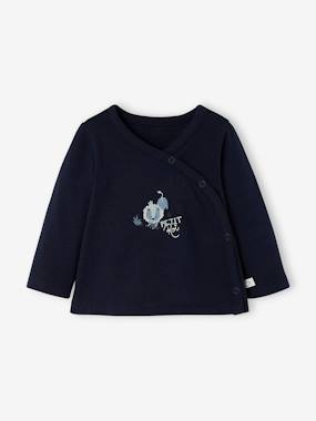 Jacket with Crossover Opening on the Front for Newborn Baby  - vertbaudet enfant