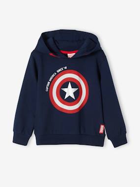 Boys-Cardigans, Jumpers & Sweatshirts-Sweatshirts & Hoodies-Captain America Sweatshirt  by Marvel®in Fleece, for Boys
