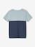 T-shirt garçon coloblock manches courtes ardoise+menthe+orange+vert anglais - vertbaudet enfant 
