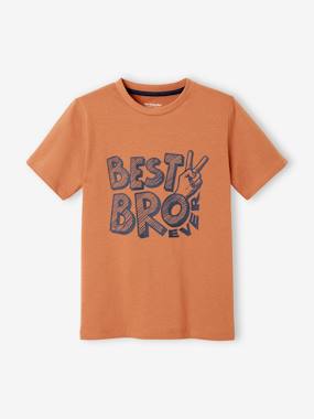 T-shirt imprimé Basics garçon manches courtes  - vertbaudet enfant