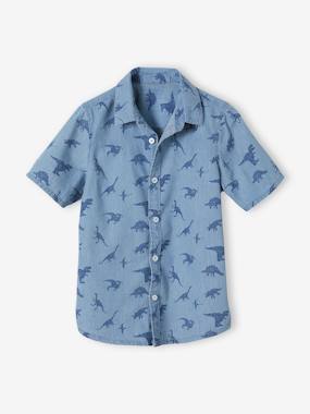 -Short Sleeve Dinos Shirt for Boys