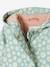 Ciré bébé fille à capuche écru+vert céladon imprimé - vertbaudet enfant 
