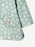 Ciré bébé fille à capuche écru+vert céladon imprimé - vertbaudet enfant 