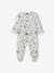 Velour Sleepsuit for Baby Boys, Oeko Tex® WHITE LIGHT ALL OVER PRINTED - vertbaudet enfant 