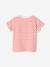 Tee-shirt fille fantaisie manches courtes écru rayé - vertbaudet enfant 