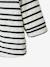 Navy Raincoat with Hood & Lining for Babies WHITE LIGHT STRIPED - vertbaudet enfant 