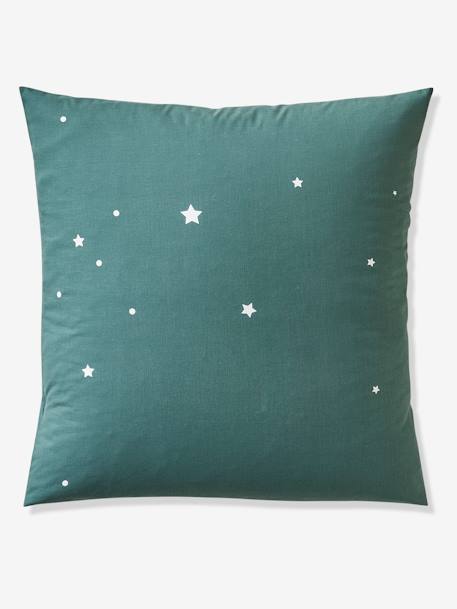 Parure housse de couette + taie d'oreiller avec détails phosphorescents GRAPHIC DINO vert - vertbaudet enfant 
