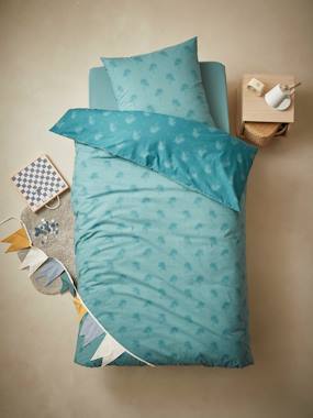 -Duvet Cover + Pillowcase Set for Children, Palm Trees