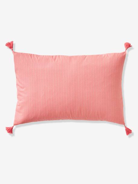 Duvet Cover + Pillowcase Set for Children, Eden India WHITE LIGHT SOLID WITH DESIGN - vertbaudet enfant 