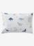 Duvet Cover & Pillowcase Set for Children, Hello Dinos, Basics WHITE LIGHT ALL OVER PRINTED - vertbaudet enfant 