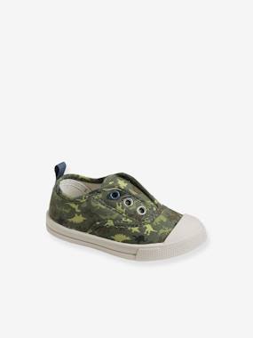Fabric Trainers with Elastic, for Baby Boys  - vertbaudet enfant