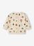 Sweat bébé en molleton motifs géométriques beige clair imprimé - vertbaudet enfant 