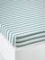 Fitted Sheet for Children, Work in Progress GREEN MEDIUM STRIPED - vertbaudet enfant 