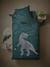 Parure housse de couette + taie d'oreiller avec détails phosphorescents GRAPHIC DINO vert - vertbaudet enfant 
