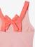 'Playa' Swimsuit for Girls PINK DARK SOLID WITH DESIGN - vertbaudet enfant 