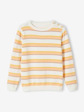 -Top with Iridescent Stripes, for Girls