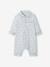 Pyjama bébé en flanelle de coton ouverture naissance carreaux ivoire - vertbaudet enfant 