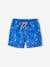 Swim Shorts with Printed Dinos, for Boys BLUE DARK ALL OVER PRINTED - vertbaudet enfant 