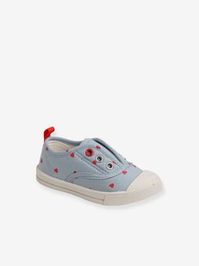 -Fabric Trainers with Elastic, for Baby Girls