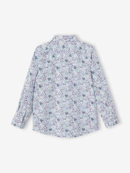 Floral Shirt & Bow Tie, for Boys - white light all over printed, Boys