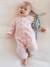 Cotton Flannel Sleepsuit for Babies PINK MEDIUM CHECKS - vertbaudet enfant 