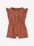 Cotton Gauze Jumpsuit for Babies RED MEDIUM ALL OVER PRINTED - vertbaudet enfant 