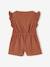Cotton Gauze Jumpsuit for Babies RED MEDIUM ALL OVER PRINTED - vertbaudet enfant 