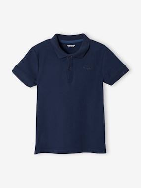 Garçon-T-shirt, polo, sous-pull-Polo-Polo garçon manches courtes broderie poitrine 