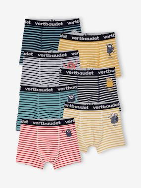 -Pack of 7 Stretch Monster Boxer Shorts for Boys