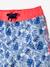 Swim Shorts with Foliage Print, for Boys BLUE MEDIUM ALL OVER PRINTED - vertbaudet enfant 