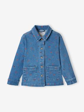 Denim Worker Jacket for Girls  - vertbaudet enfant