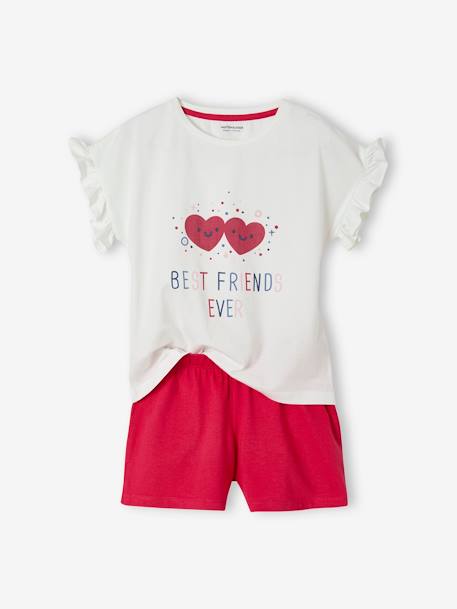 Lot de 2 pyjashorts fille Lot ivoire - vertbaudet enfant 