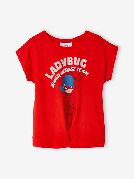 Miraculous: The Adventures of Ladybug Pyjamas for Girls RED BRIGHT SOLID WITH DESIG - vertbaudet enfant 