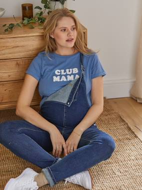 T-Shirt with Message, in Organic Cotton, Maternity & Nursing Special  - vertbaudet enfant