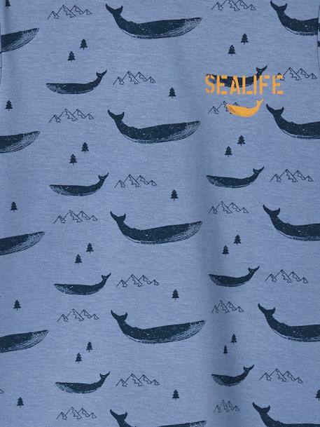 Pack of 2 Whale Pyjamas for Boys YELLOW MEDIUM SOLID WTH DESIGN - vertbaudet enfant 