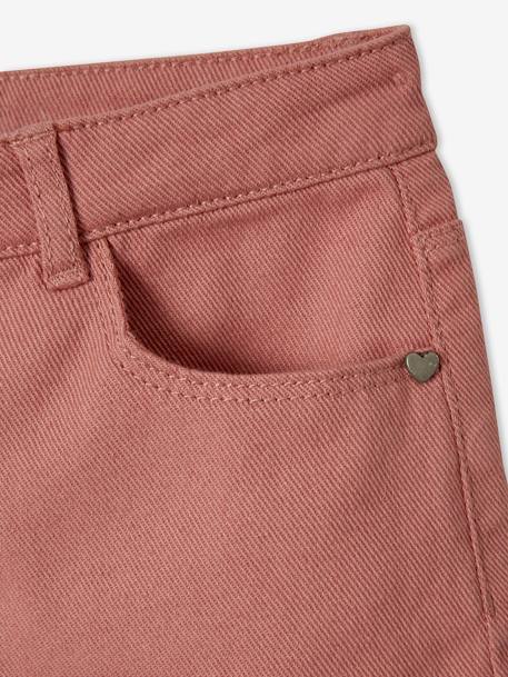 Fabric Shorts, for Babies BROWN LIGHT SOLID - vertbaudet enfant 