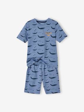 Garçon-Lot de 2 pyjashorts garçon baleines BASICS
